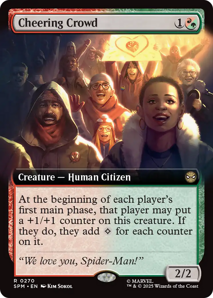 Cheering Crowd (Extended Art) [Marvel's Spider-Man] | Exor Games New Glasgow
