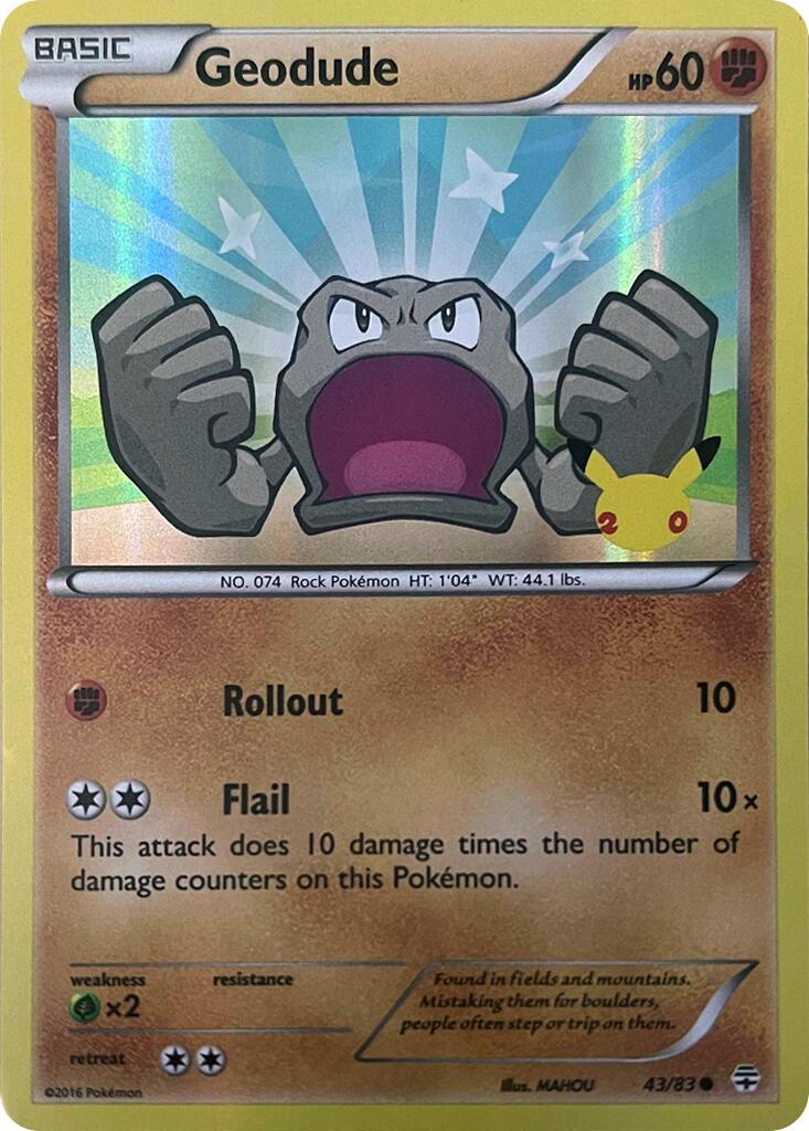 Geodude (043/083) [Celebrations: 25th Anniversary] | Exor Games New Glasgow