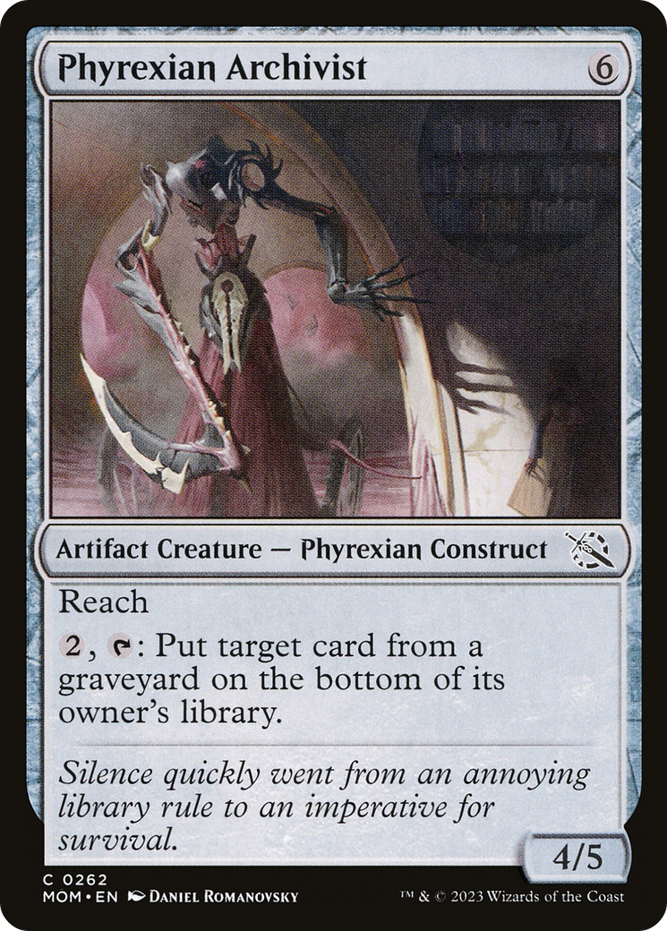 Phyrexian Archivist [March of the Machine] | Exor Games New Glasgow