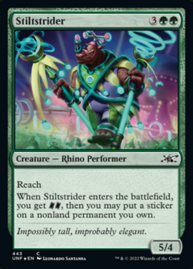 Stiltstrider (Galaxy Foil) [Unfinity] | Exor Games New Glasgow