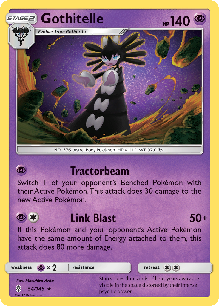 Gothitelle (54/145) [Sun & Moon: Guardians Rising] | Exor Games New Glasgow