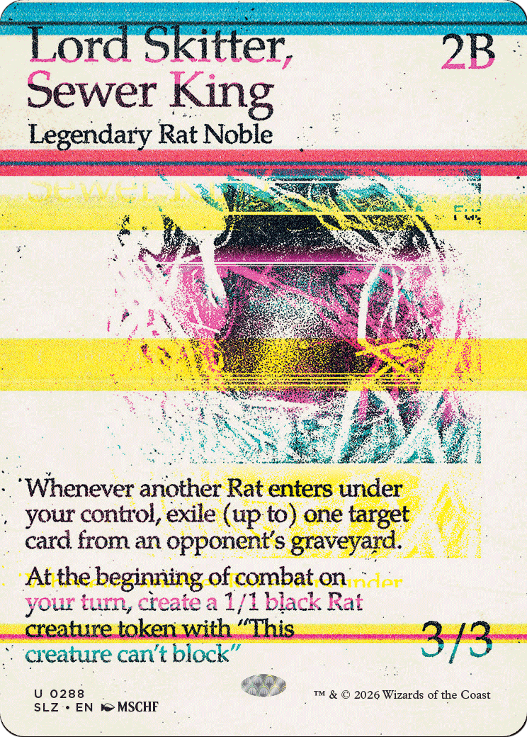 Lord Skitter, Sewer King (0288) [Secret Lair x MSCHF: The Zeta Set] | Exor Games New Glasgow