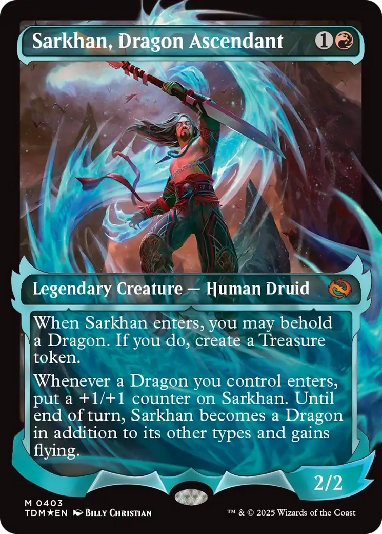 Sarkhan, Dragon Ascendant (0403) (Showcase) [Tarkir: Dragonstorm] | Exor Games New Glasgow