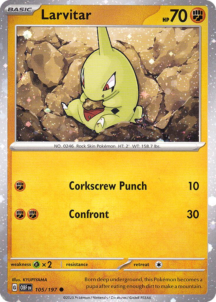 Larvitar (105/197) (Cosmos Holo) [Miscellaneous Cards] | Exor Games New Glasgow