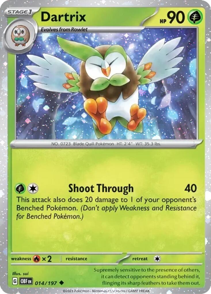 Dartrix (014/197) (Cosmos Holo) [Miscellaneous Cards] | Exor Games New Glasgow