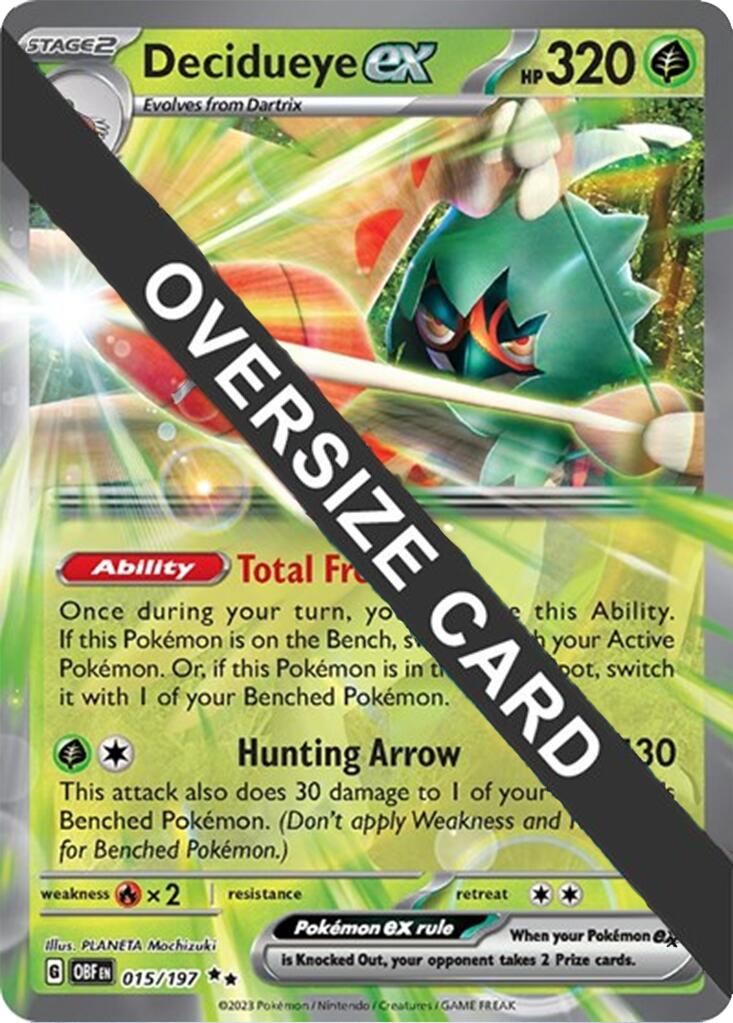 Decidueye ex (015/197) (Jumbo Card) [Miscellaneous Cards] | Exor Games New Glasgow