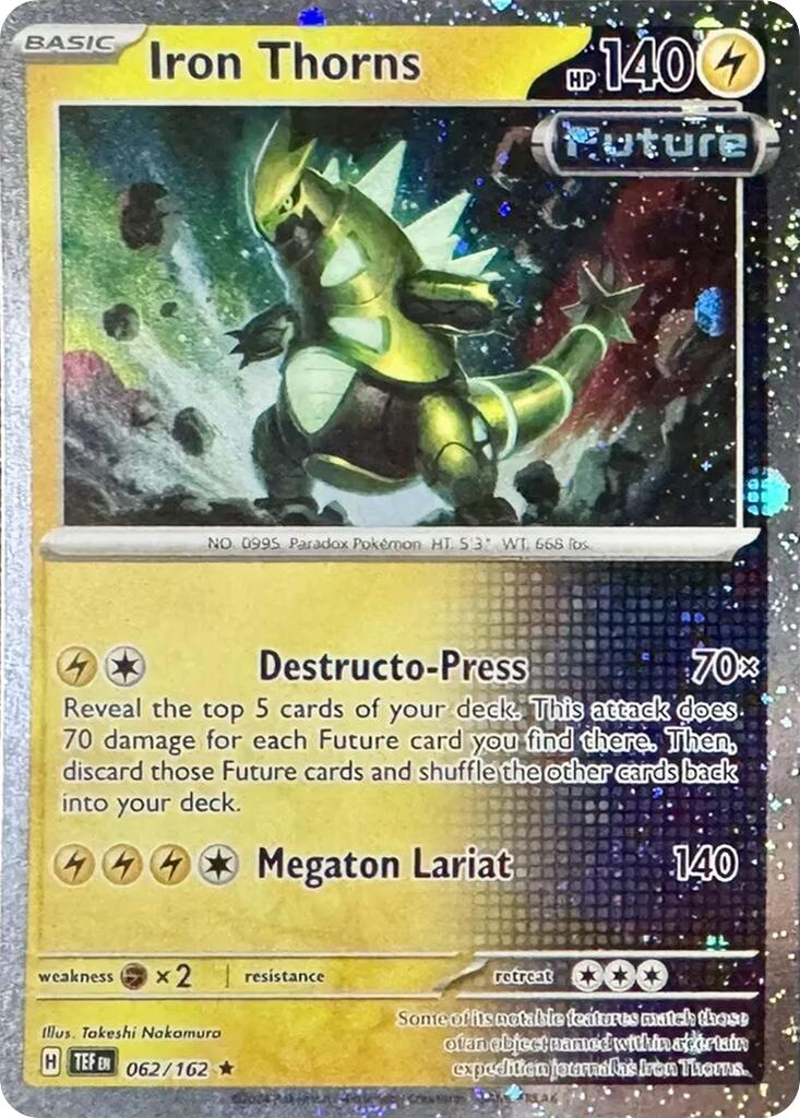 Iron Thorns (062/162) (Cosmos Holo) [Miscellaneous Cards] | Exor Games New Glasgow