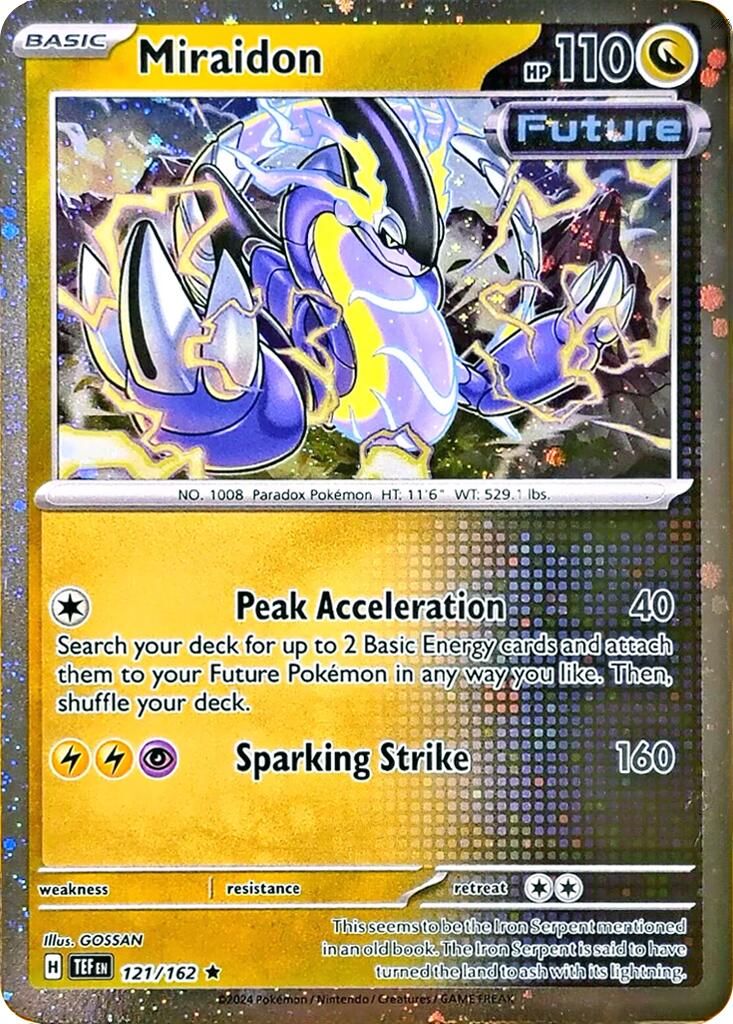 Miraidon (121/162) (Cosmos Holo) [Miscellaneous Cards] | Exor Games New Glasgow