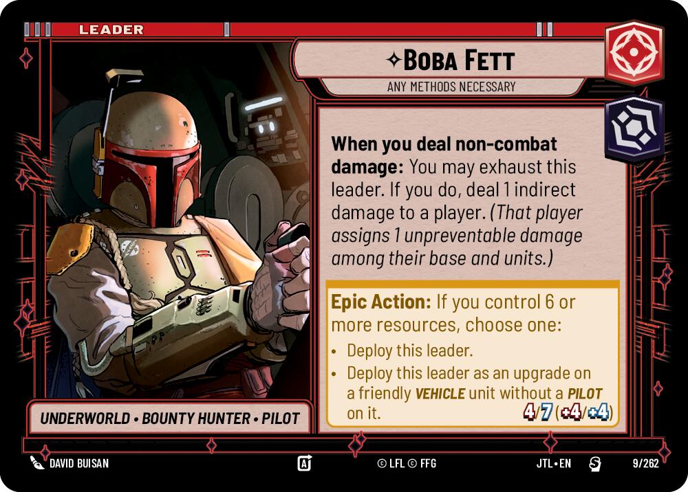 Boba Fett - Any Methods Necessary (009/262) (009/257) [Jump to Lightspeed] | Exor Games New Glasgow