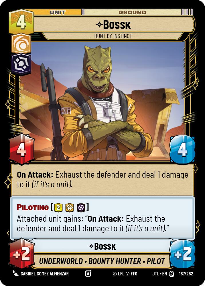 Bossk - Hunt By Instict (187/262) (187/257) [Jump to Lightspeed] | Exor Games New Glasgow