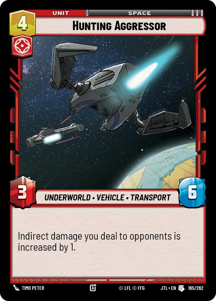 Hunting Aggressor (165/262) (165/257) [Jump to Lightspeed] | Exor Games New Glasgow