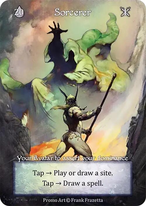 Sorcerer (Store Alternate Art Promo) (Foil) [Arthurian Legends] | Exor Games New Glasgow