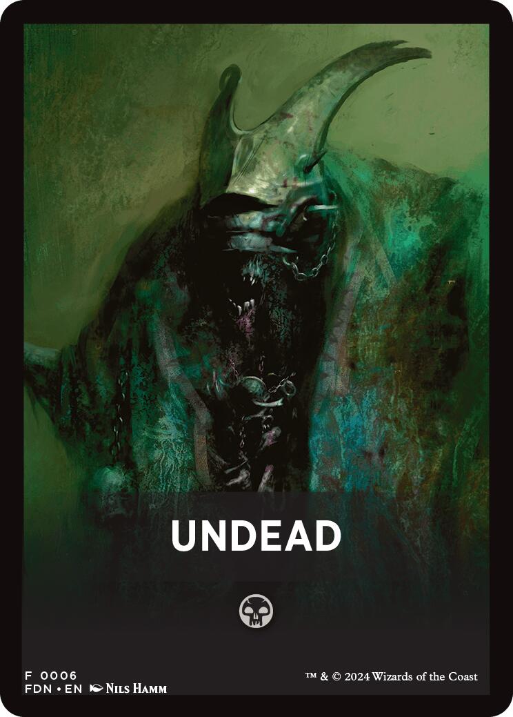 Undead Theme Card [Foundations Tokens] | Exor Games New Glasgow