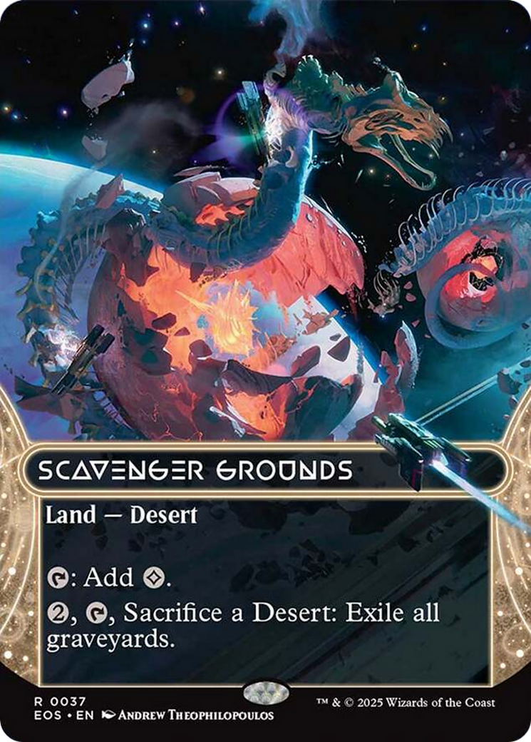 Scavenger Grounds (0037) (Borderless) [Edge of Eternities: Stellar Sights] | Exor Games New Glasgow