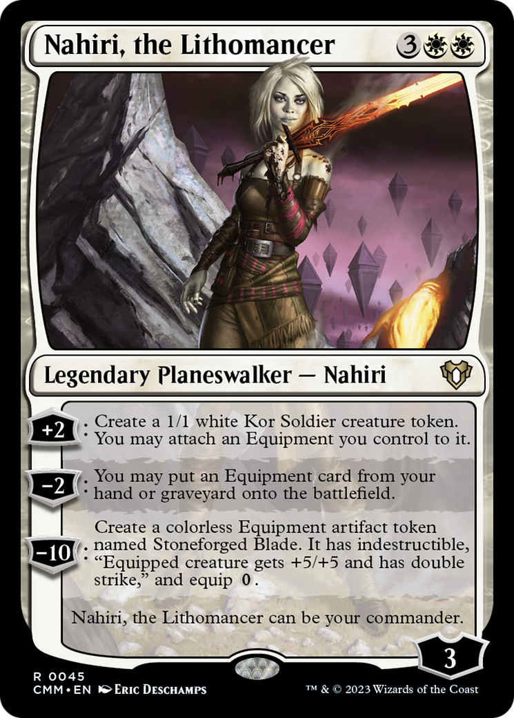 Nahiri, the Lithomancer [Commander Masters] | Exor Games New Glasgow