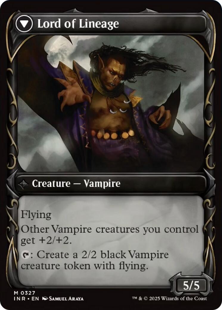 Bloodline Keeper // Lord of Lineage (Showcase) [Innistrad Remastered] | Exor Games New Glasgow