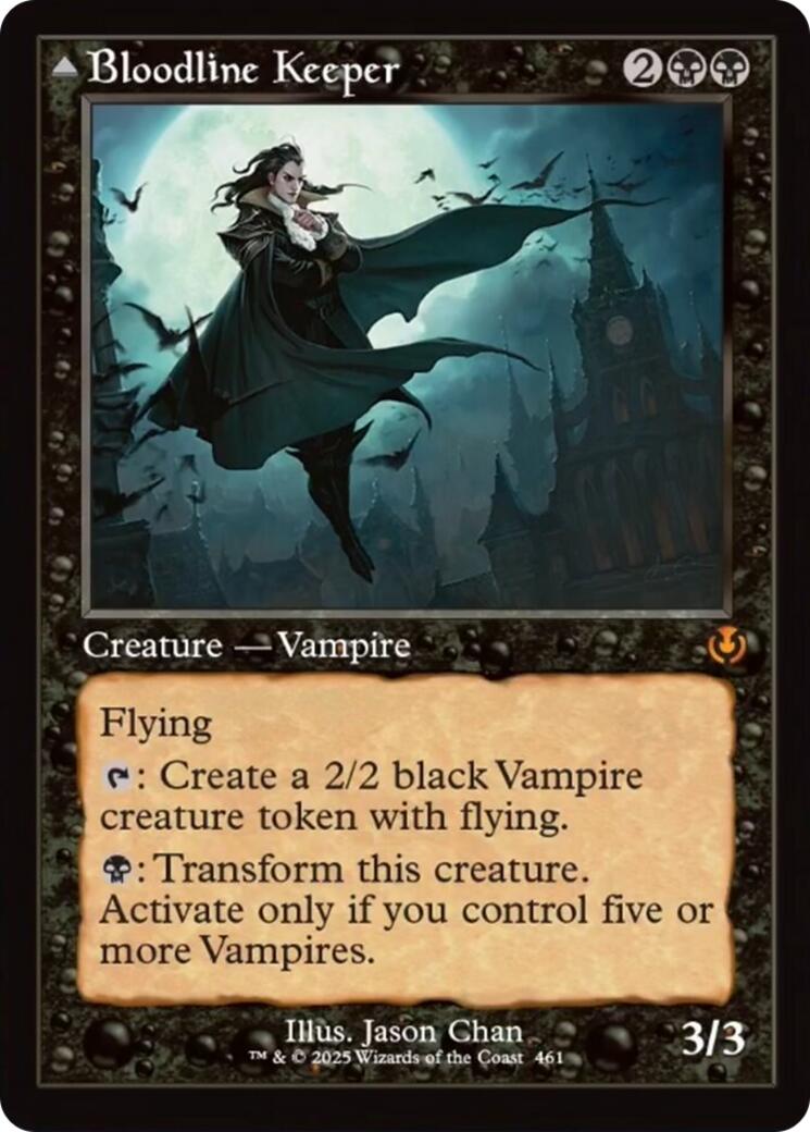 Bloodline Keeper // Lord of Lineage (Retro Frame) [Innistrad Remastered] | Exor Games New Glasgow