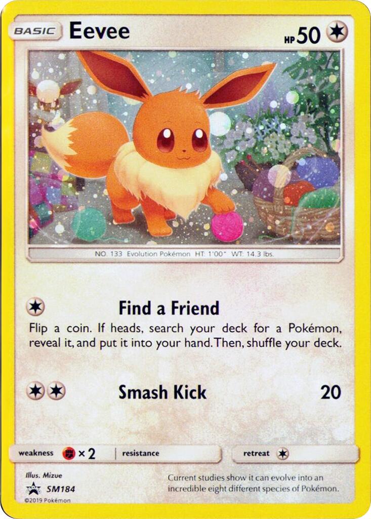 Eevee (SM184) (Cosmos Holo) [Sword & Shield: Black Star Promos] | Exor Games New Glasgow