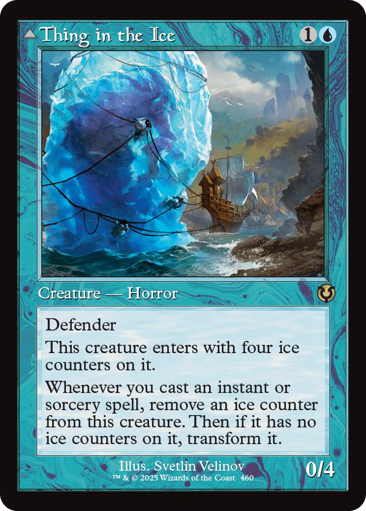 Thing in the Ice // Awoken Horror (Retro Frame) [Innistrad Remastered] | Exor Games New Glasgow