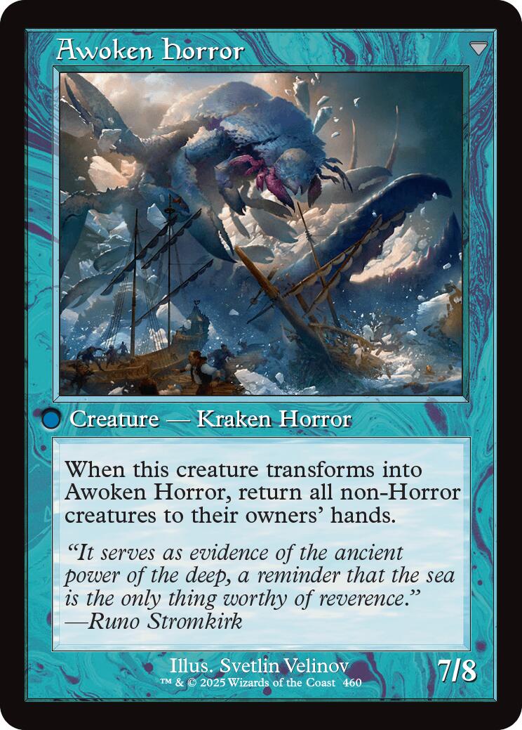 Thing in the Ice // Awoken Horror (Retro Frame) [Innistrad Remastered] | Exor Games New Glasgow