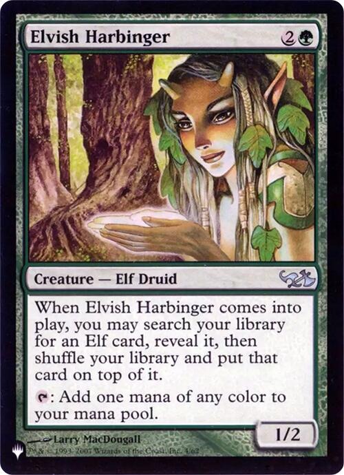 Elvish Harbinger (Retro Frame) [The List] | Exor Games New Glasgow