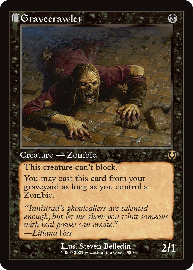 Gravecrawler (Retro Frame) [Innistrad Remastered] | Exor Games New Glasgow