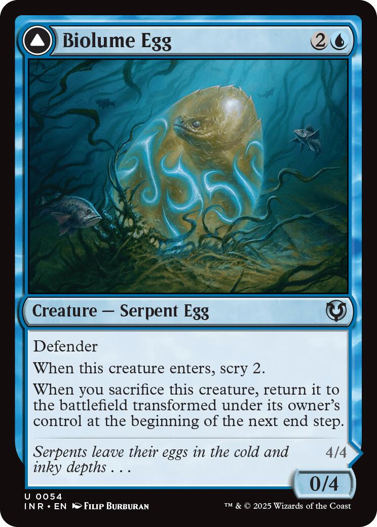 Biolume Egg // Biolume Serpent [Innistrad Remastered] | Exor Games New Glasgow