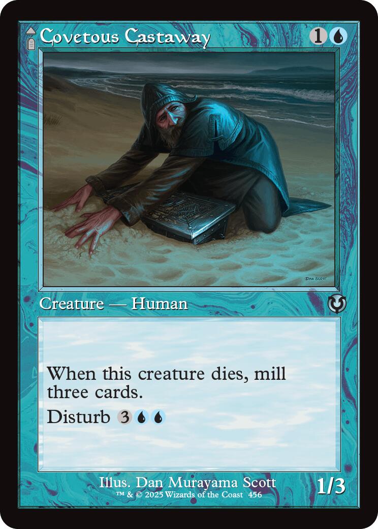 Covetous Castaway // Ghostly Castigator (Retro Frame) [Innistrad Remastered] | Exor Games New Glasgow
