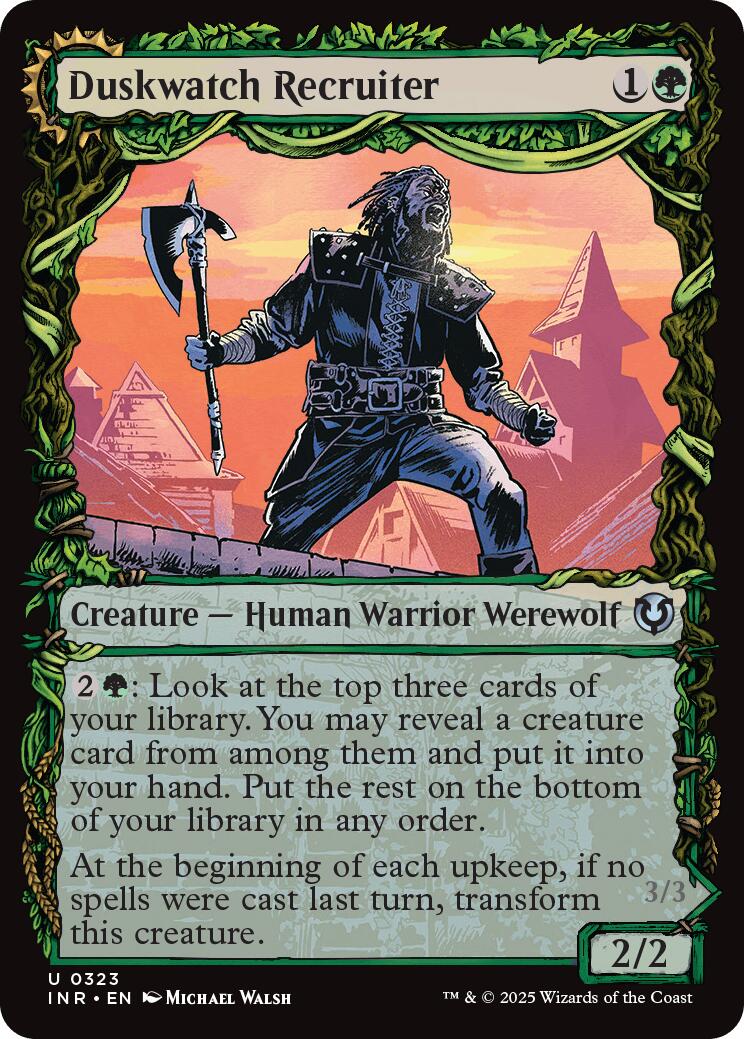 Duskwatch Recruiter // Krallenhorde Howler (Showcase) [Innistrad Remastered] | Exor Games New Glasgow