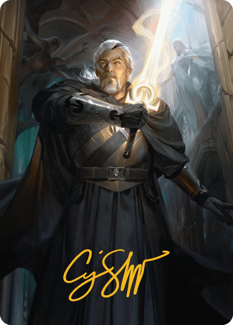 Odric, Lunarch Marshal Art Card (Gold-Stamped Signature) [Innistrad Remastered Art Series] | Exor Games New Glasgow