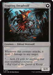 Smoldering Werewolf // Erupting Dreadwolf [Innistrad Remastered] | Exor Games New Glasgow