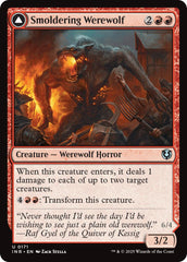 Smoldering Werewolf // Erupting Dreadwolf [Innistrad Remastered] | Exor Games New Glasgow