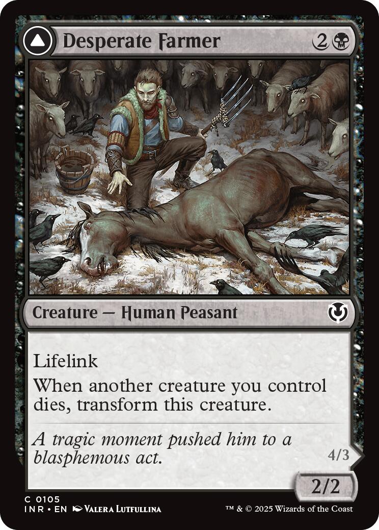 Desperate Farmer // Depraved Harvester [Innistrad Remastered] | Exor Games New Glasgow