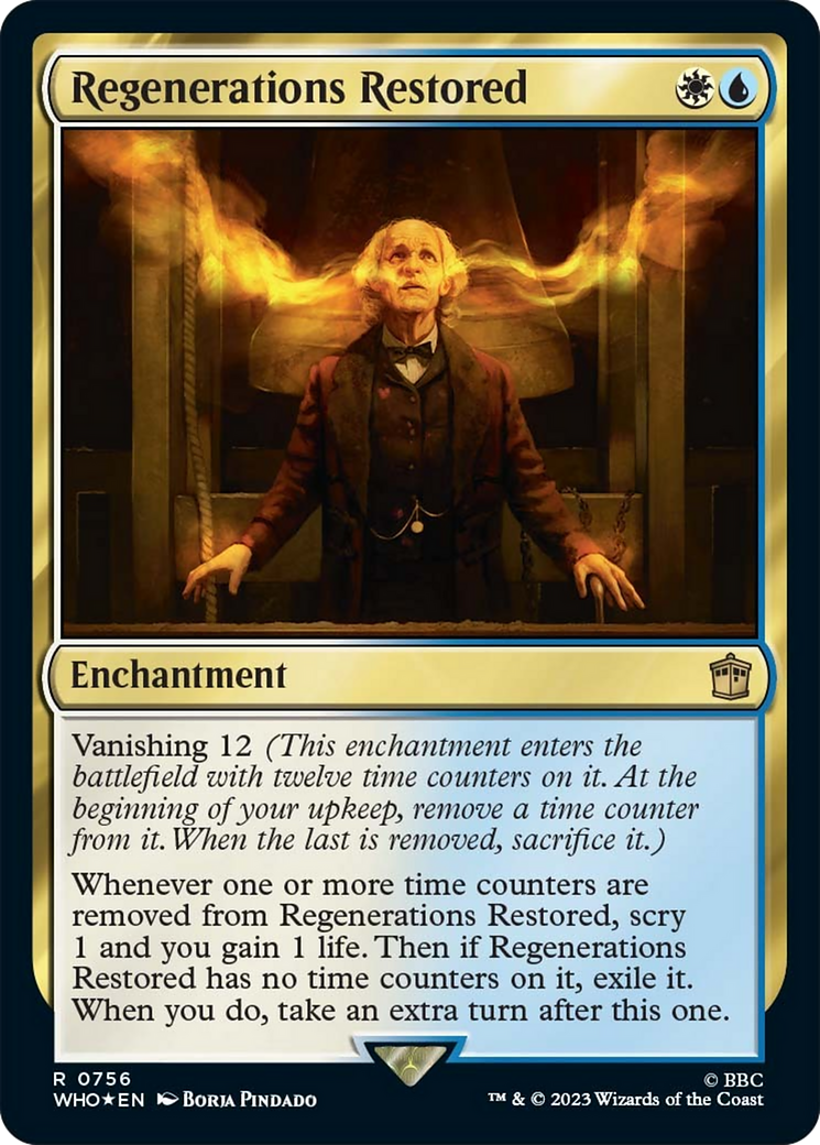 Regenerations Restored (Surge Foil) [Doctor Who] | Exor Games New Glasgow