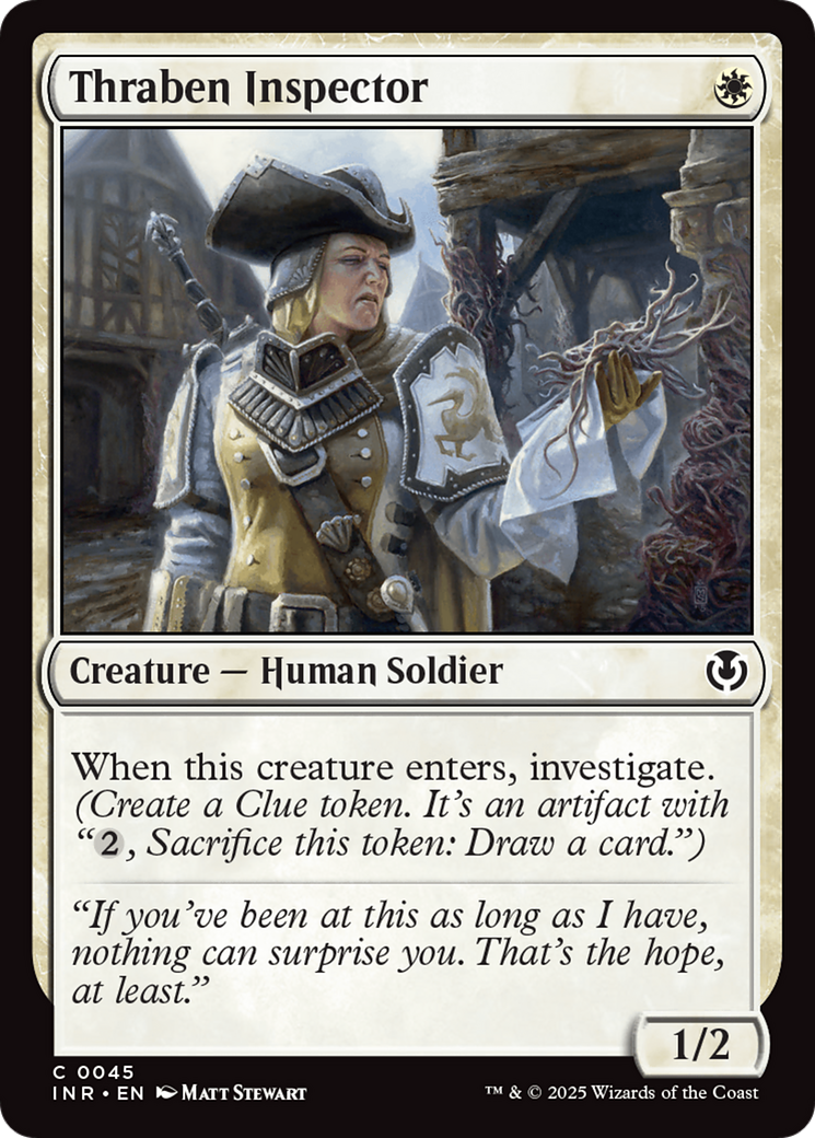 Thraben Inspector [Innistrad Remastered] | Exor Games New Glasgow