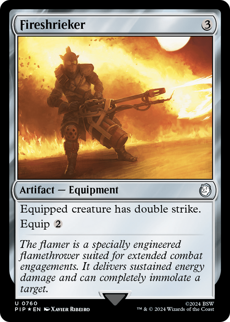 Fireshrieker (Surge Foil) [Fallout] | Exor Games New Glasgow