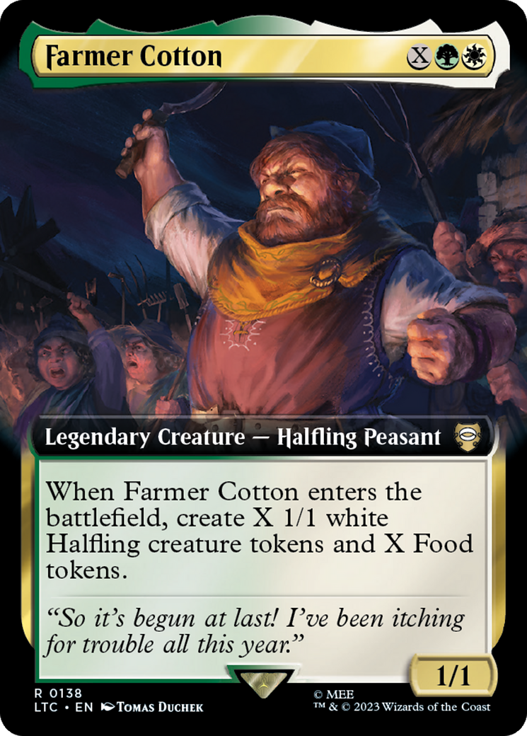 Farmer Cotton (Extended Art) [The Lord of the Rings: Tales of Middle-Earth Commander] | Exor Games New Glasgow