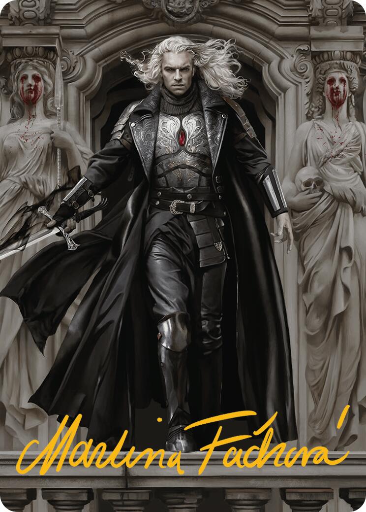 Sorin, Imperious Bloodlord Art Card (Gold-Stamped Signature) [Innistrad Remastered Art Series] | Exor Games New Glasgow