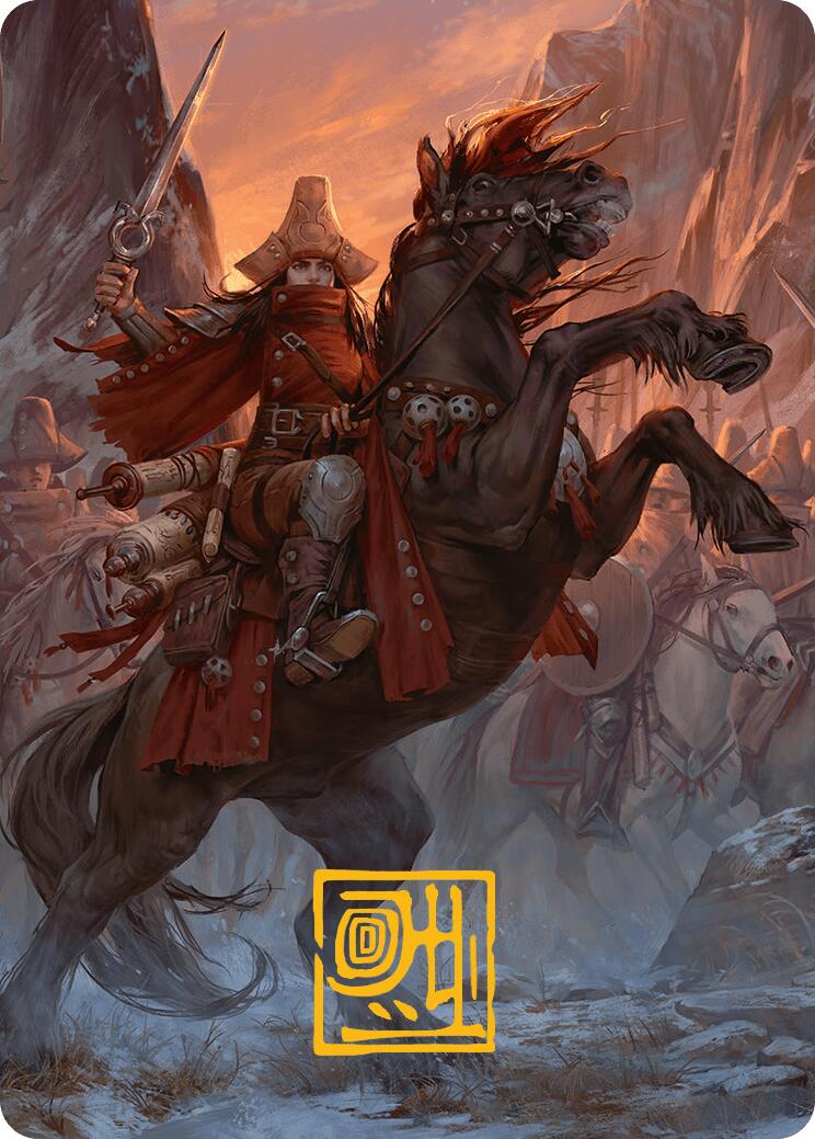 Zealous Conscripts (Gold-Stamped Signature) [Innistrad Remastered Art Series] | Exor Games New Glasgow