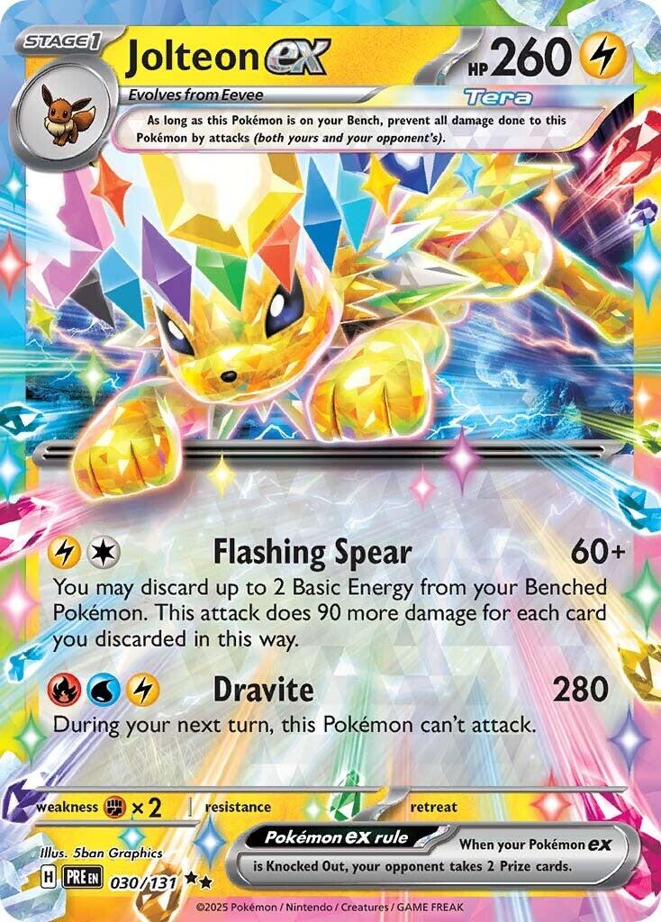 Jolteon ex (030/131) [Scarlet & Violet: Prismatic Evolutions] | Exor Games New Glasgow
