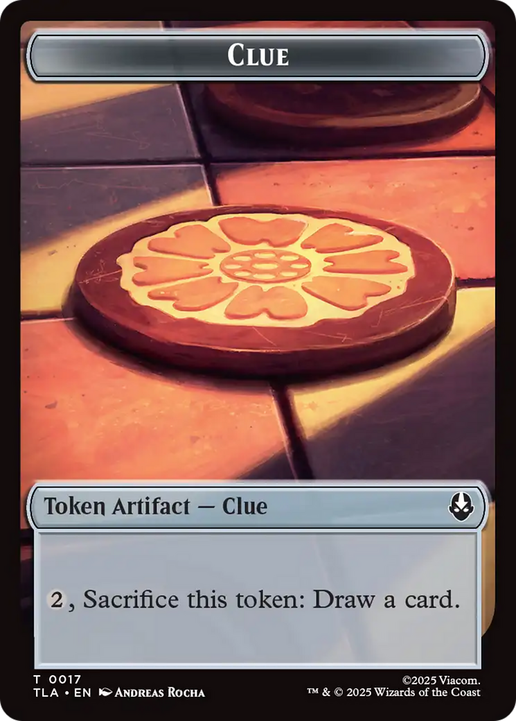 Monk // Clue (0017) Double-Sided Token [Avatar: The Last Airbender Tokens] | Exor Games New Glasgow