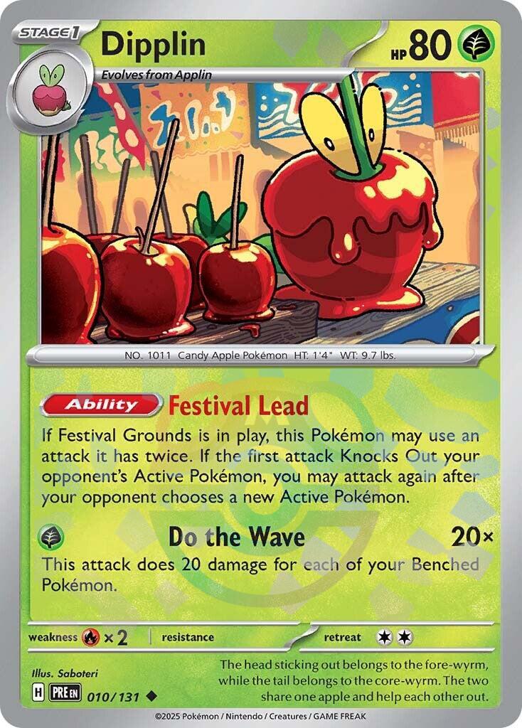 Dipplin (010/131) (Master Ball Pattern) [Scarlet & Violet: Prismatic Evolutions] | Exor Games New Glasgow