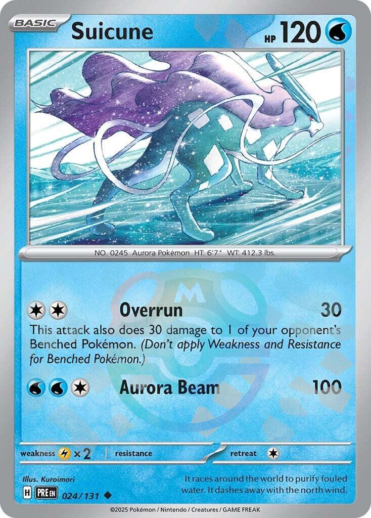 Suicune (024/131) (Master Ball Pattern) [Scarlet & Violet: Prismatic Evolutions] | Exor Games New Glasgow