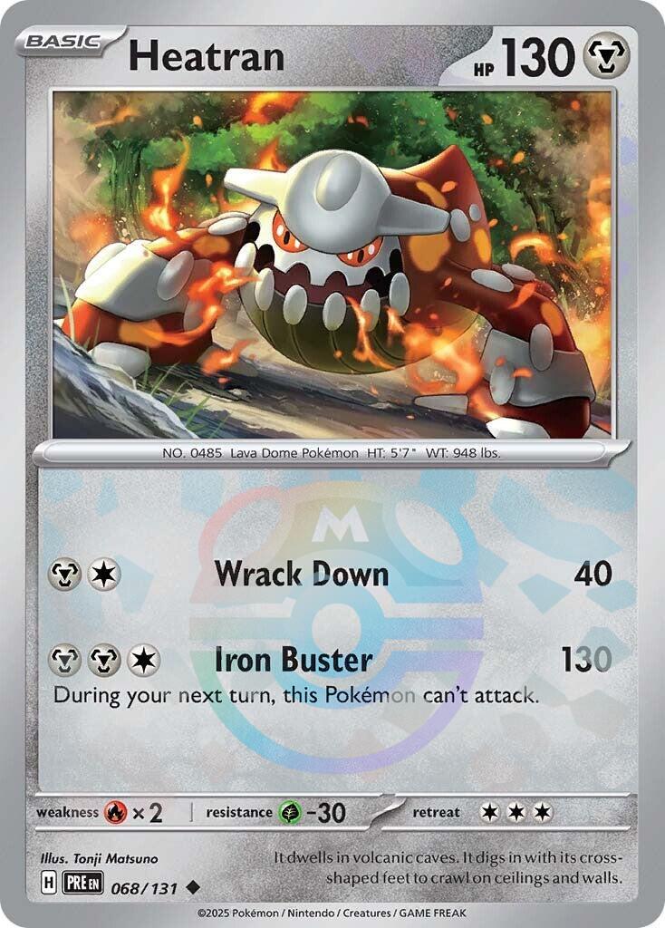 Heatran (068/131) (Master Ball Pattern) [Scarlet & Violet: Prismatic Evolutions] | Exor Games New Glasgow