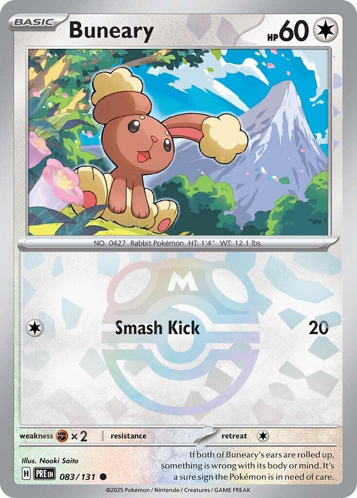Buneary (083/131) (Master Ball Pattern) [Scarlet & Violet: Prismatic Evolutions] | Exor Games New Glasgow