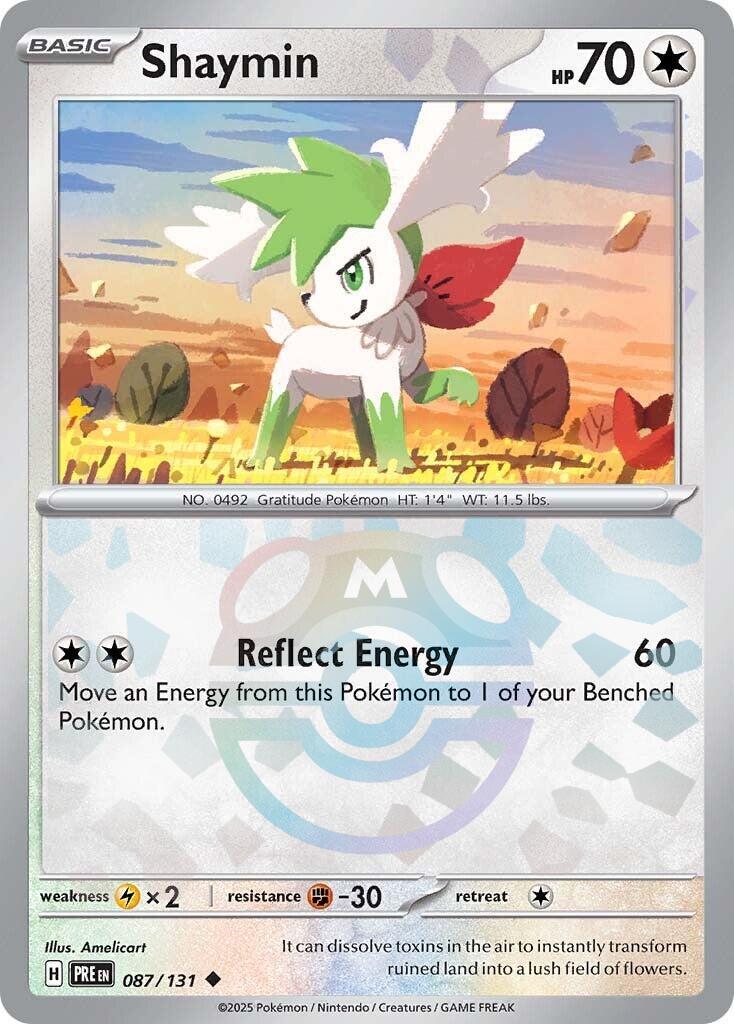 Shaymin (087/131) (Master Ball Pattern) [Scarlet & Violet: Prismatic Evolutions] | Exor Games New Glasgow