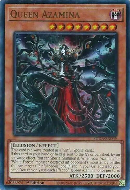 Queen Azamina [SUDA-EN009] Ultra Rare | Exor Games New Glasgow