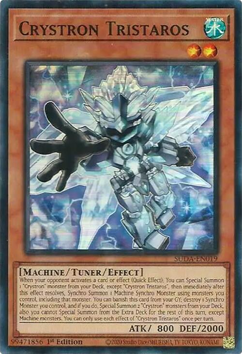 Crystron Tristaros [SUDA-EN019] Super Rare | Exor Games New Glasgow