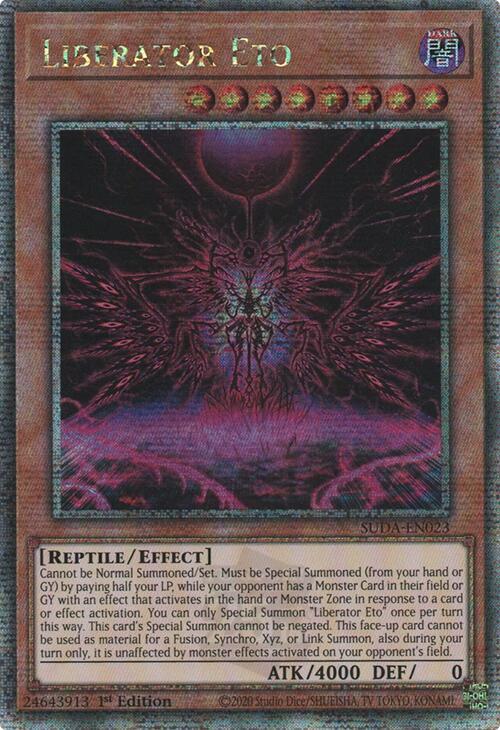 Liberator Eto (Quarter Century Secret Rare) [SUDA-EN023] Quarter Century Secret Rare | Exor Games New Glasgow