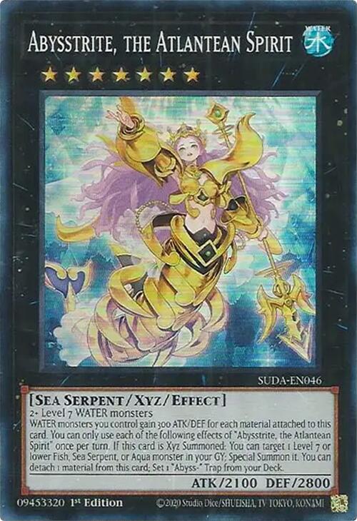 Abysstrite, the Atlantean Spirit [SUDA-EN046] Super Rare | Exor Games New Glasgow